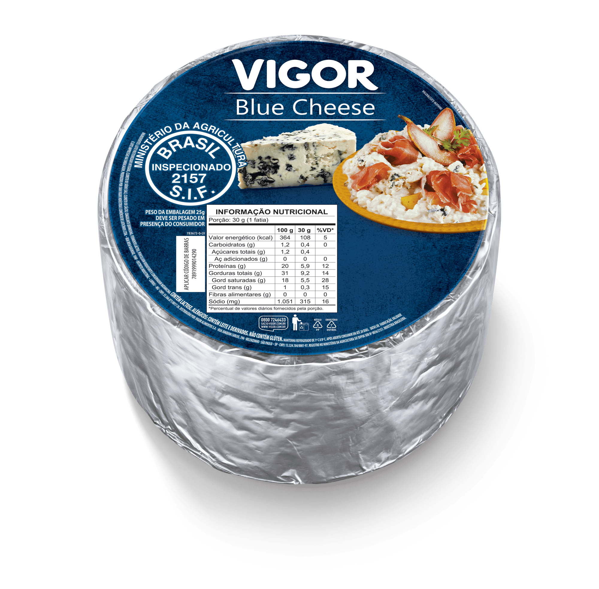 QUEIJO GORGONZOLA AZUL INTEIRO CRIOULO KG - Himalaia Distribuidora