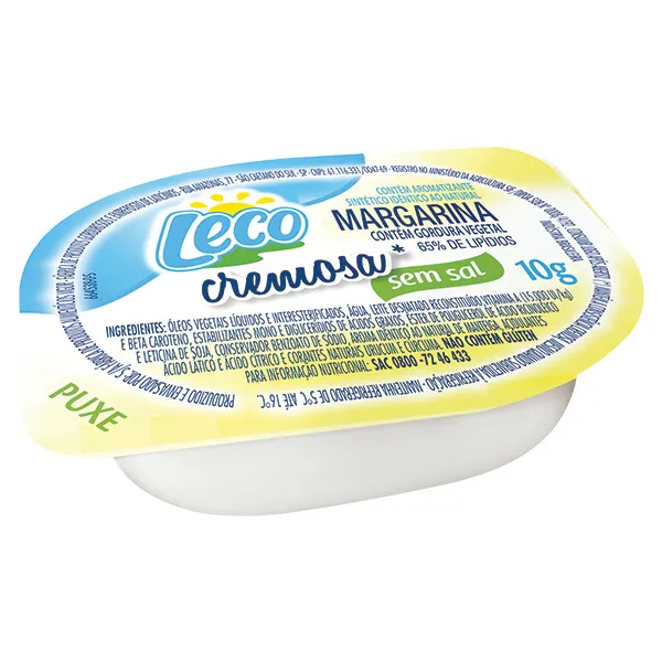 Margarina Blister S/SAL 192x10g LECO VIGOR